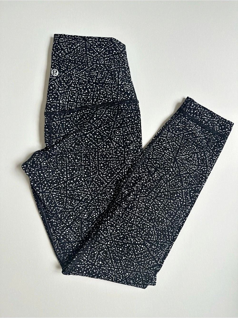 Lululemon Align High-Rise Pant 25" *Graphic Abstract Print Black Leggings